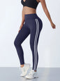 Striped Yoga Leggings for Women