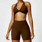 2-Piece Yoga Set Push Up Bra High Waisted Leggings