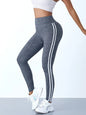 Striped Yoga Leggings for Women