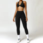 2-Piece Yoga Set Push Up Bra High Waisted Leggings