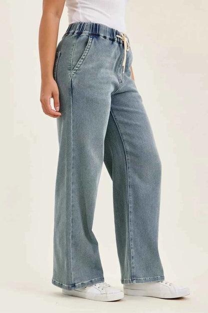High Waist Wilhelmina Baggy Jeans by Judy Blue
