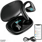 Ear-hook Wireless Translation Headphones - Long Battery Life Open-ear Bluetooth Headset with Real-time Multi-language Interpretation for Sports and Business