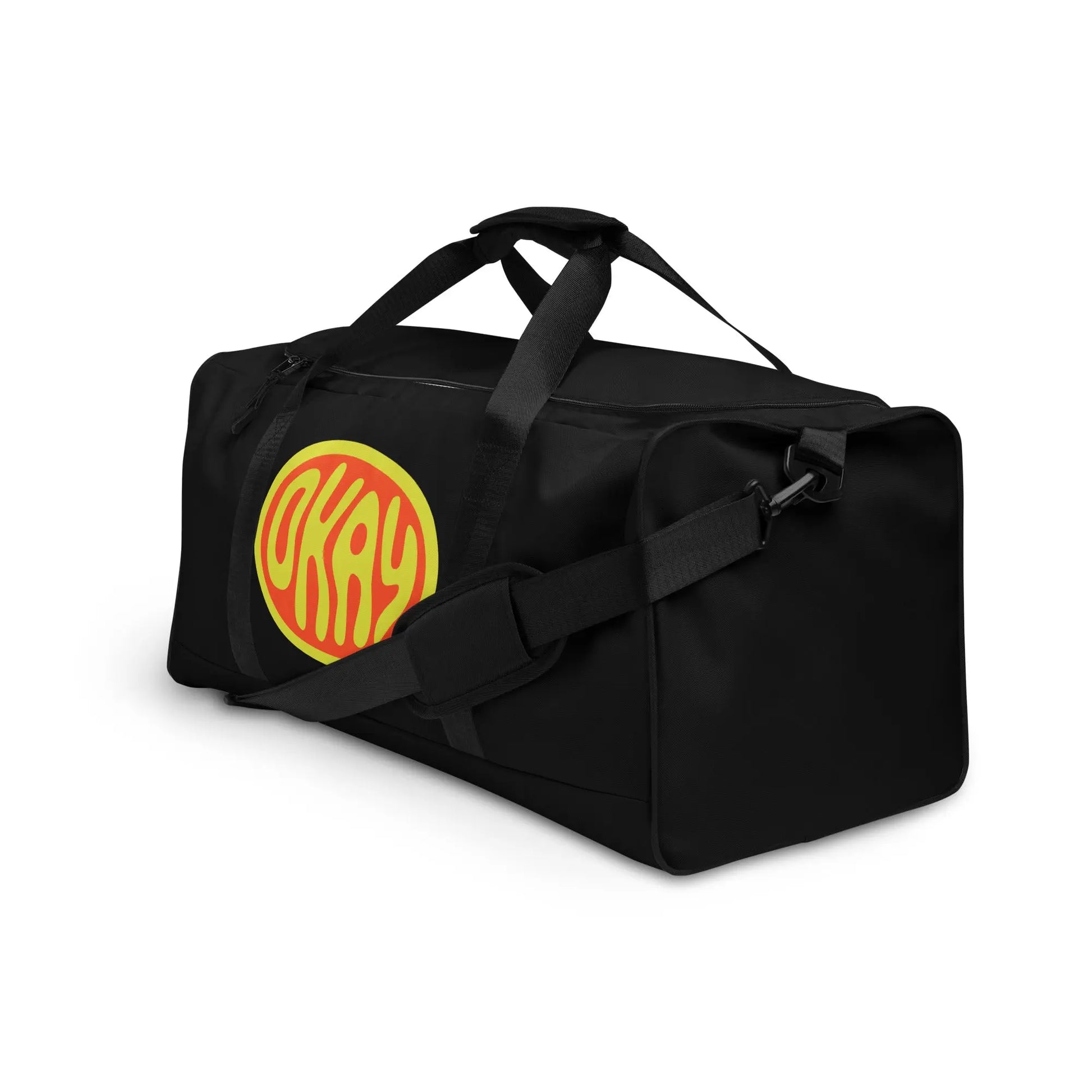 Graphic Print Duffle Bag – Lightweight Weekend & Gym Bag