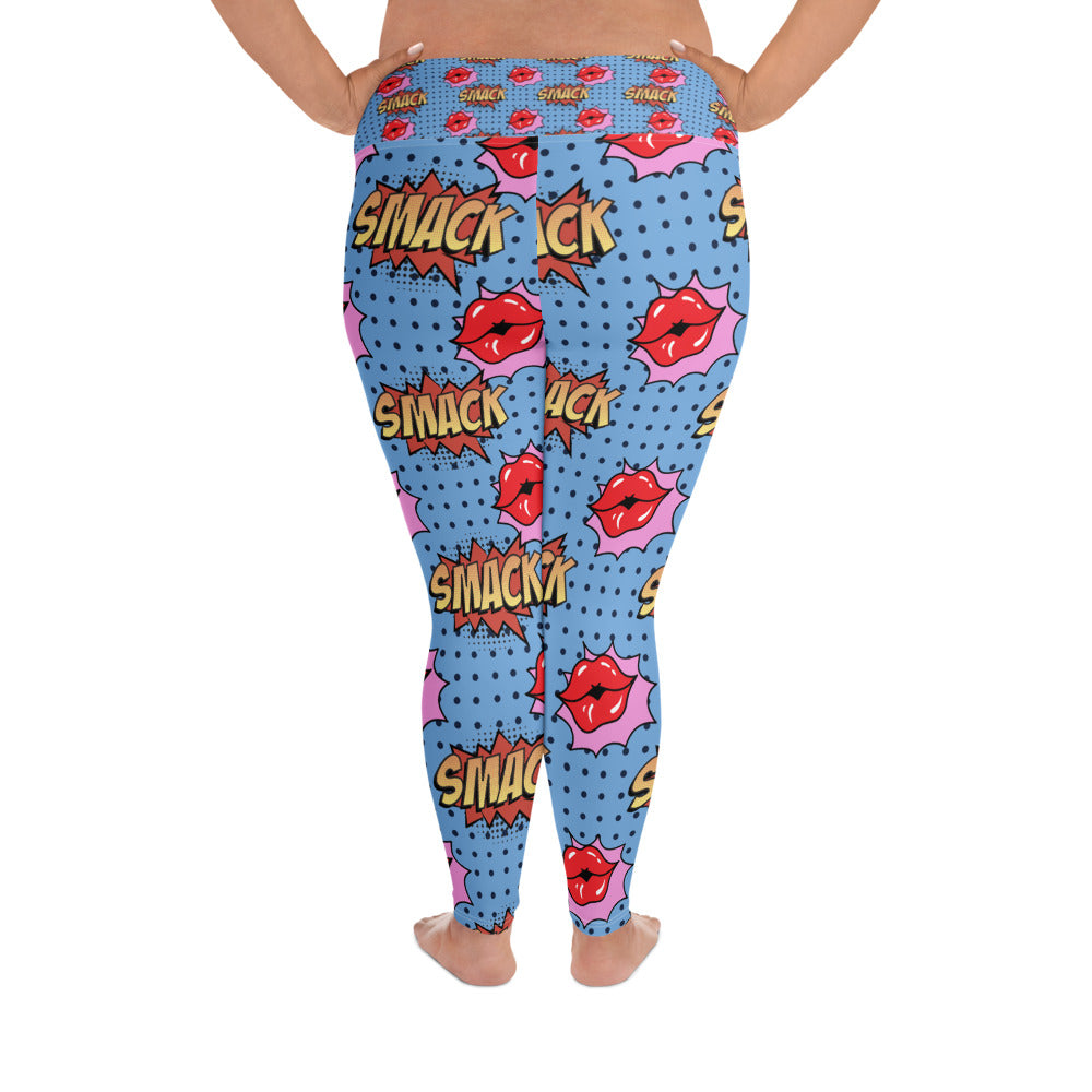 All-Over Print Plus Size Leggings-LifessentialsLLC.com