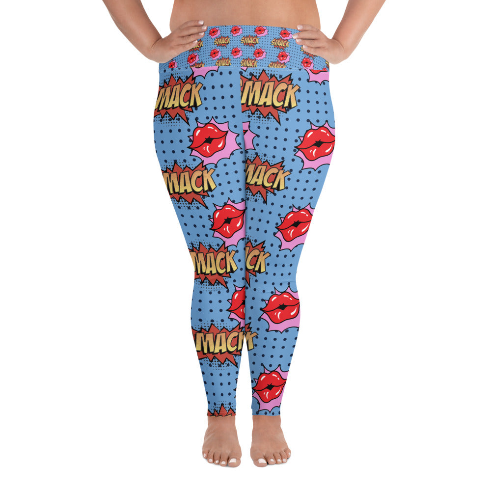 All-Over Print Plus Size Leggings-LifessentialsLLC.com