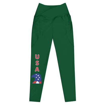 Crossover leggings with pockets-LifessentialsLLC.com
