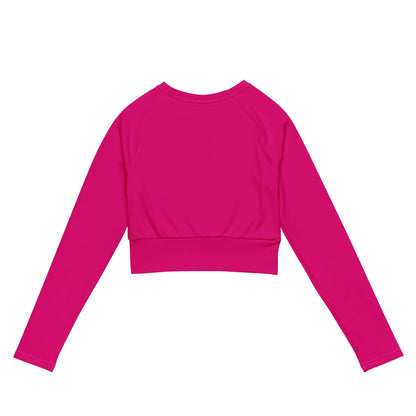 Recycled long-sleeve crop top-LifessentialsLLC.com