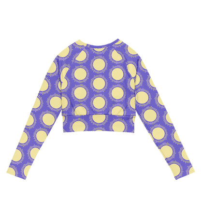 Recycled long-sleeve crop top-LifessentialsLLC.com