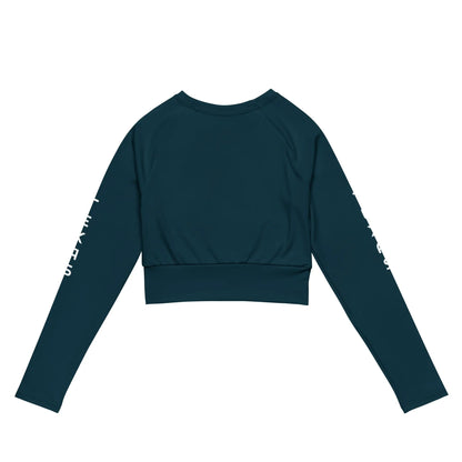 Recycled long-sleeve crop top-LifessentialsLLC.com