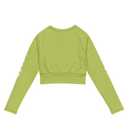 Recycled long-sleeve crop top-LifessentialsLLC.com