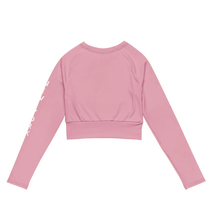 Recycled long-sleeve crop top-LifessentialsLLC.com