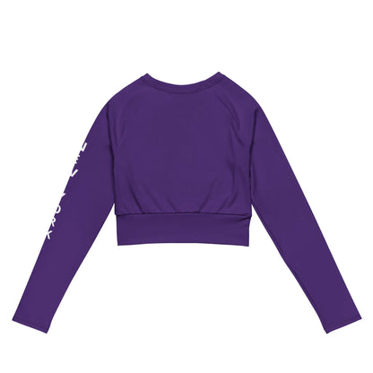 Recycled long-sleeve crop top-LifessentialsLLC.com