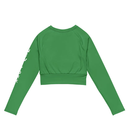 Recycled long-sleeve crop top-LifessentialsLLC.com