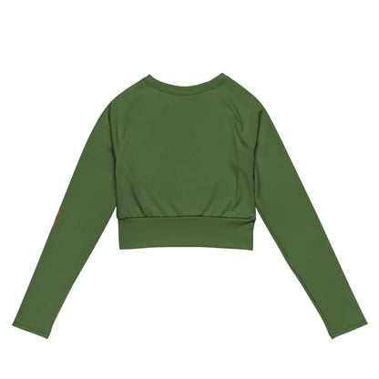 Recycled long-sleeve crop top-LifessentialsLLC.com
