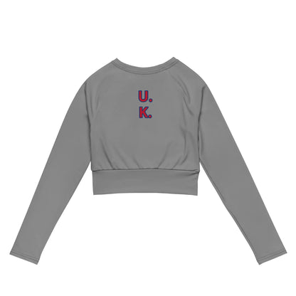 Recycled long-sleeve crop top-LifessentialsLLC.com