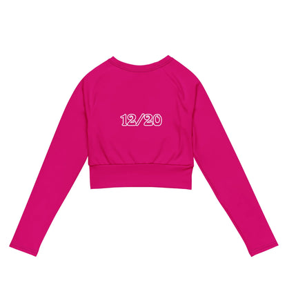 Recycled long-sleeve crop top-LifessentialsLLC.com