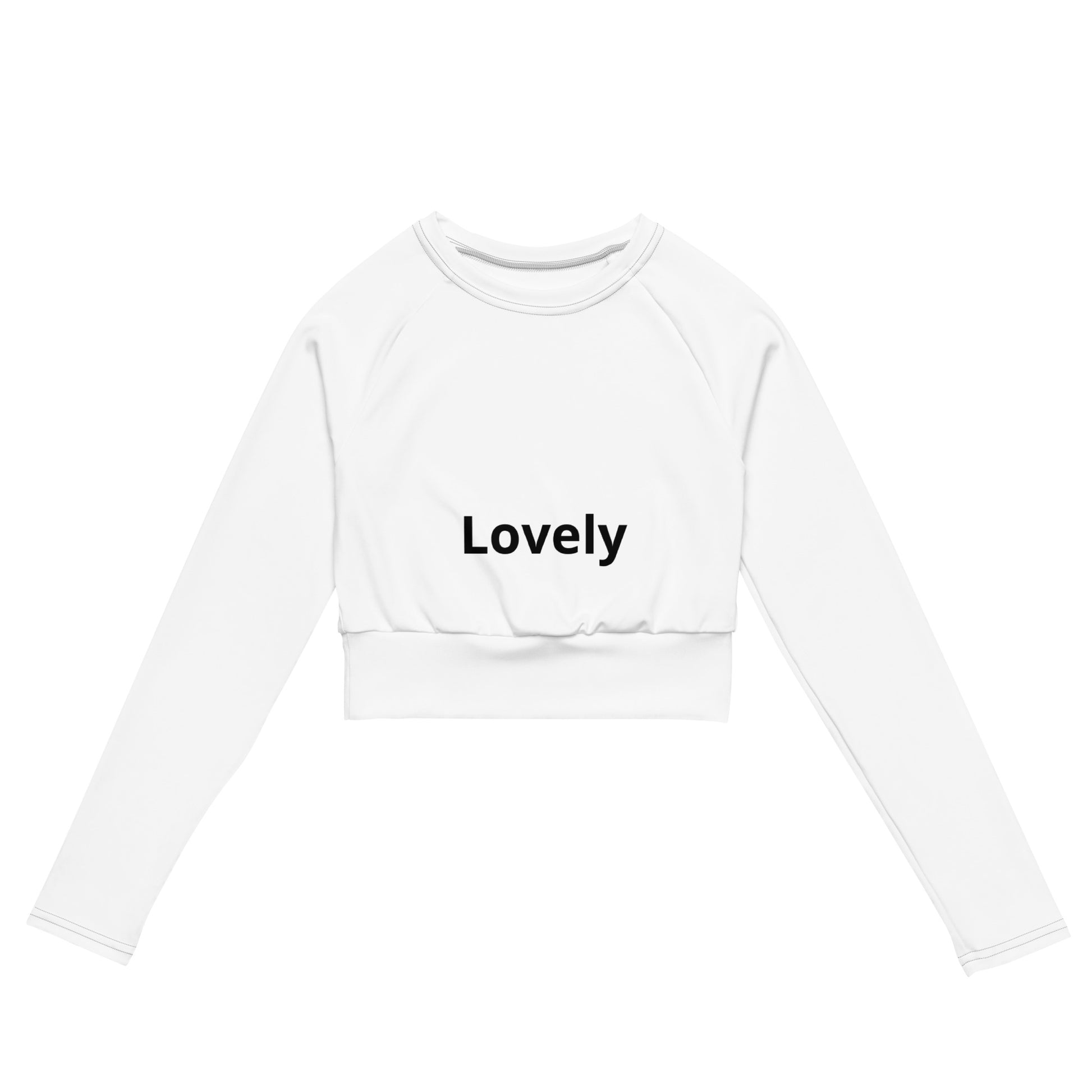 Recycled long-sleeve crop top-LifessentialsLLC.com