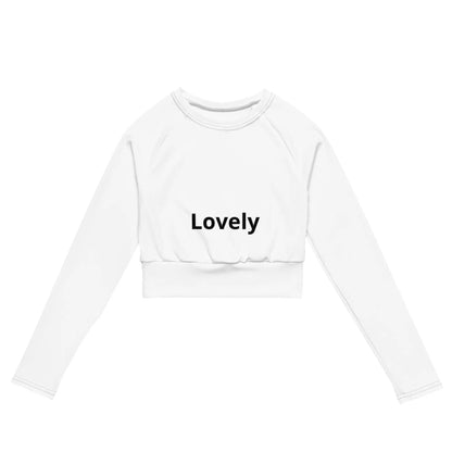 Recycled long-sleeve crop top-LifessentialsLLC.com