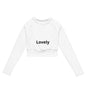 Recycled long-sleeve crop top-LifessentialsLLC.com