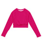 Recycled long-sleeve crop top-LifessentialsLLC.com
