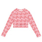 Recycled long-sleeve crop top-LifessentialsLLC.com