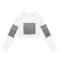 Recycled long-sleeve crop top-LifessentialsLLC.com