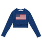 Recycled long-sleeve crop top-LifessentialsLLC.com