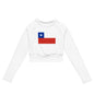 Recycled long-sleeve crop top-LifessentialsLLC.com