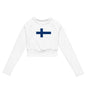 Recycled long-sleeve crop top-LifessentialsLLC.com