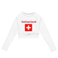 Recycled long-sleeve crop top-LifessentialsLLC.com