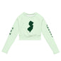 Recycled long-sleeve crop top-LifessentialsLLC.com