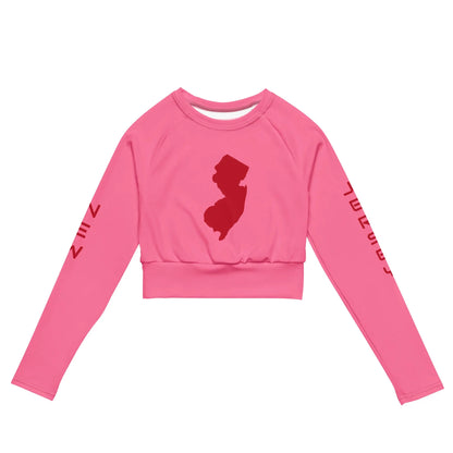 Recycled long-sleeve crop top-LifessentialsLLC.com