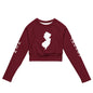 Recycled long-sleeve crop top-LifessentialsLLC.com