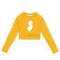 Recycled long-sleeve crop top-LifessentialsLLC.com