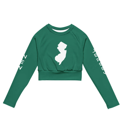 Recycled long-sleeve crop top-LifessentialsLLC.com