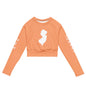 Recycled long-sleeve crop top-LifessentialsLLC.com