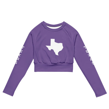 Recycled long-sleeve crop top-LifessentialsLLC.com