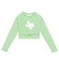 Recycled long-sleeve crop top-LifessentialsLLC.com