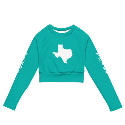 Recycled long-sleeve crop top-LifessentialsLLC.com