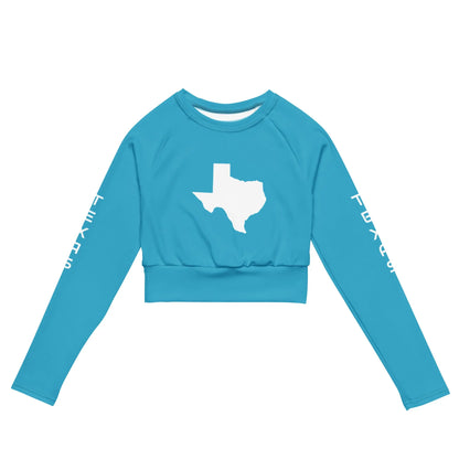 Recycled long-sleeve crop top-LifessentialsLLC.com
