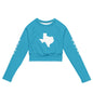 Recycled long-sleeve crop top-LifessentialsLLC.com