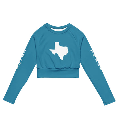 Recycled long-sleeve crop top-LifessentialsLLC.com
