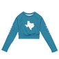 Recycled long-sleeve crop top-LifessentialsLLC.com