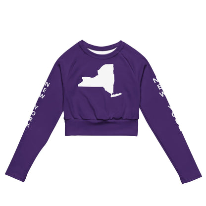 Recycled long-sleeve crop top-LifessentialsLLC.com