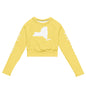 Recycled long-sleeve crop top-LifessentialsLLC.com