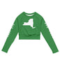 Recycled long-sleeve crop top-LifessentialsLLC.com