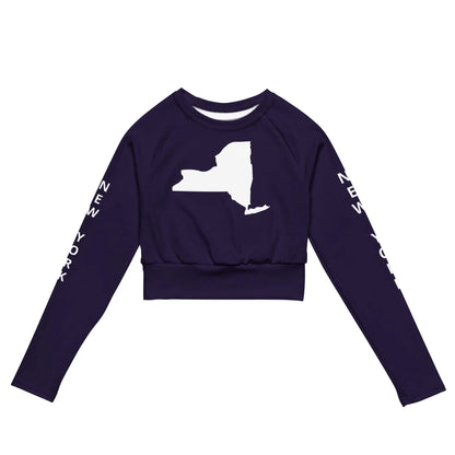 Recycled long-sleeve crop top-LifessentialsLLC.com