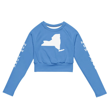 Recycled long-sleeve crop top-LifessentialsLLC.com