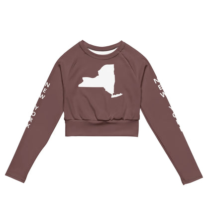 Recycled long-sleeve crop top-LifessentialsLLC.com