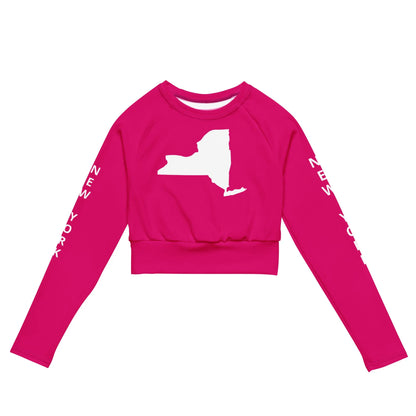 Recycled long-sleeve crop top-LifessentialsLLC.com